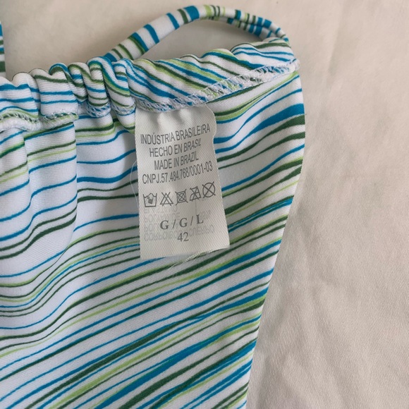 NWT Cia Martima Striped Halter Bikini Set - Picture 8 of 8